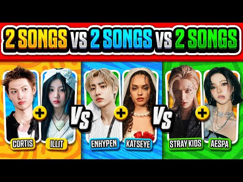 🎶 2 Songs vs 2 Songs vs 2 Songs 🎶 Pick 1 Team! ⭐ ANSWER - KPOP QUIZ 🎮
