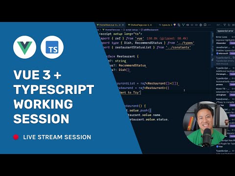 Build with Ben: Vue 3 and TypeScript Working Session