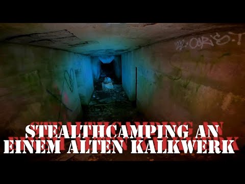 Stealth camping an einem alten Kalkwerk