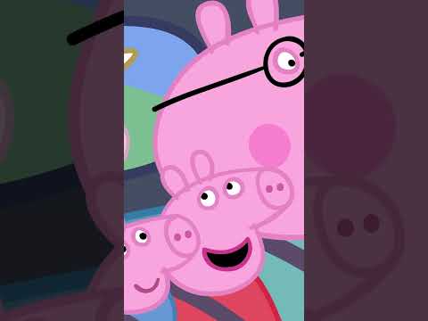 Miss Rabbit Drives a Taxi 🚕🐰 #shorts #peppapig