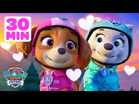 PAW Patrol Valentine's Day & Friendship Adventures! 🩷 w/ Skye | 30 Minutes | Shimmer and Shine