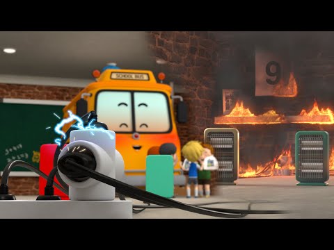 校车安全事件│变形警车珀利安全篇动画合集│儿童安全教育│一小时安全系列│儿童动画│变形警车珀利TV