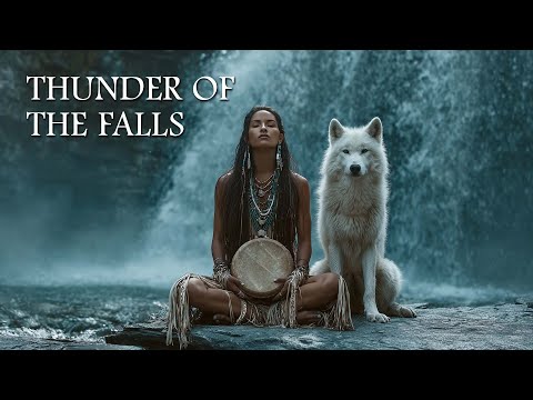 Thunder of the Falls 🌊 Peaceful Native Flute Music 432 hz for Deep Healing and Relaxation