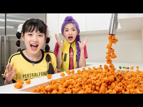 Sao Nhà Của Vy Vy Lại Có Dung Nham Nhỉ??? Một ngày thú vị của Vy Vy Và Chị Gái