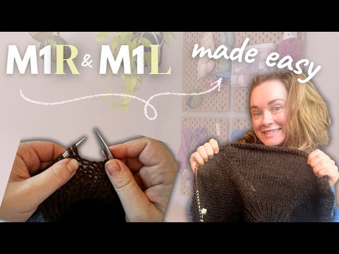 make one right + make one left made easy! | basic knit stitches reviewed