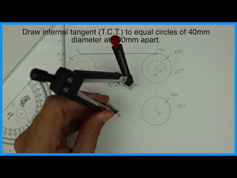 Tangent - 4 - Engineering drawing - Technical drawing