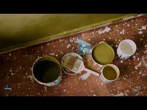 Work Space Makeover Part II | Painting an Ombré Wall | artwist #diy