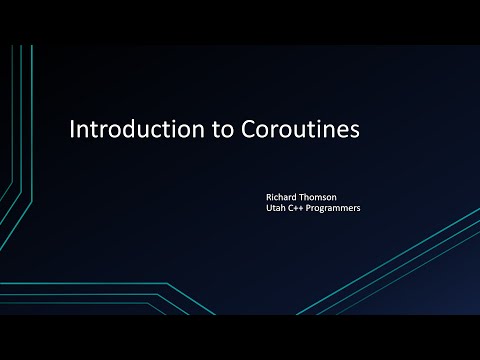 Introduction to Coroutines