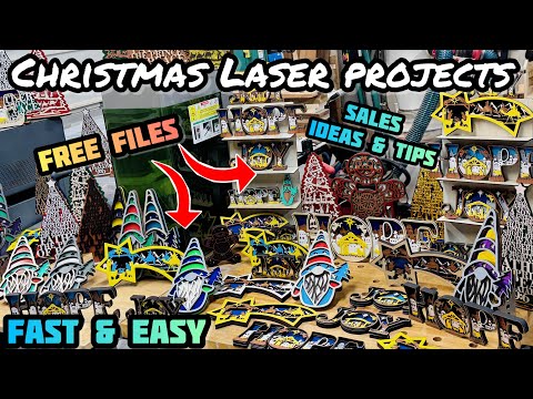 Easy Laser Christmas Projects: Free Files, Sales Ideas, Tips, & More