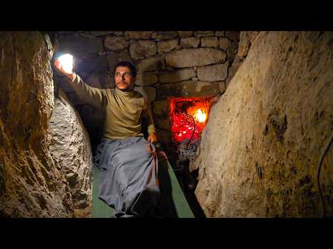 I Built a Primitive Stone Shelter That Would Survive for Centuries