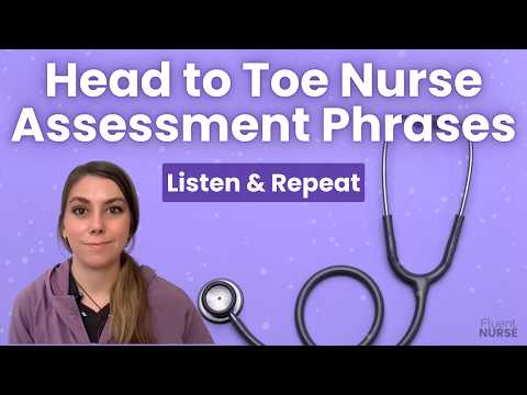 Medical English | Head to Toe Assessment (Repeat After Me)