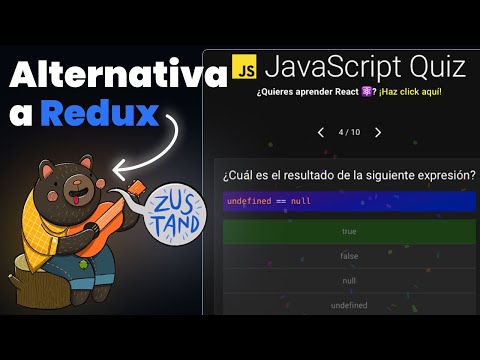 ¡No necesitas Redux en React! Aprende a usar Zustand, alternativa sencilla. (Curso de React)