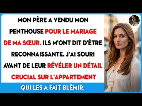 Mon père a vendu mon penthouse pour le mariage de ma sœur. Il l'a vite regretté.