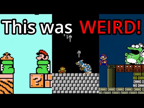 The NES Mario Games are Way WEIRDER Than You Remember!