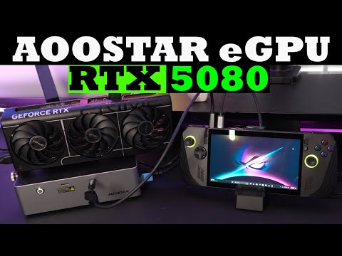 Aoostar AG02 eGPU Unboxing and Nvidia RTX 5080 Setup - ROG Ally X - Fix your Nvidia Drivers