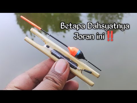 Membuat Joran - pelampung pancing - merakit kail - mencari umpan - memancing ikan di sawah