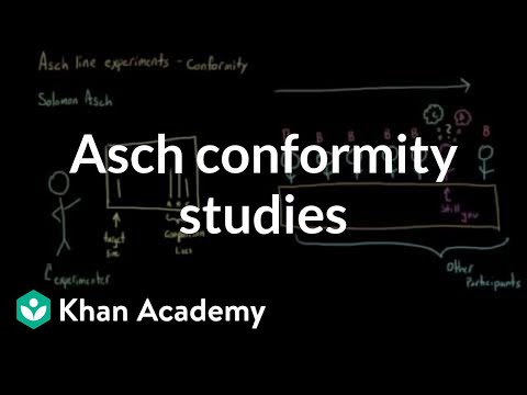 Asch conformity studies (Asch line studies) | Behavior | MCAT | Khan Academy