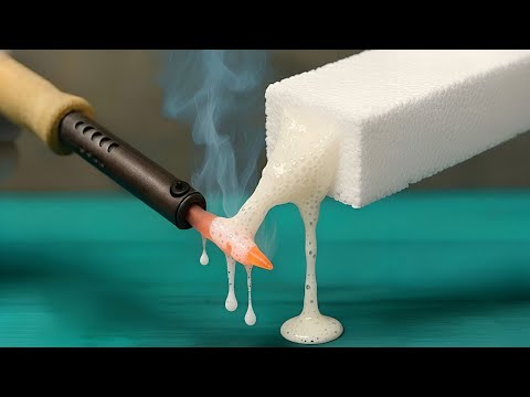 Why Didn’t I Know This! Put Soldering Iron On Styrofoam And Fix Any Broken Plastic in Your Home