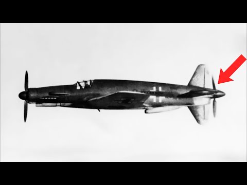 Истребитель Люфтваффе с винтом-мясорубкой сзади. Немецкий Do 335 Pfeil