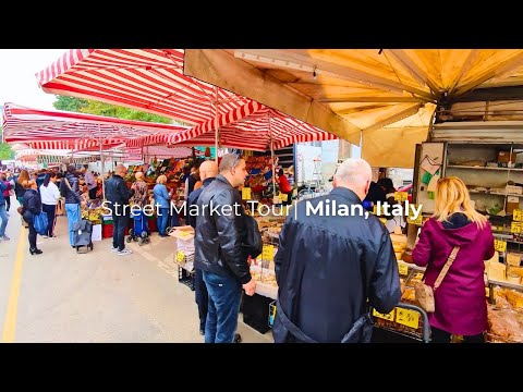 What's on MILAN Saturday Street Market - October 2025 4K
