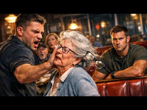 Bully Slapped an Elderly Widow at Diner — Not Knowing Her Son Was a Navy SEAL