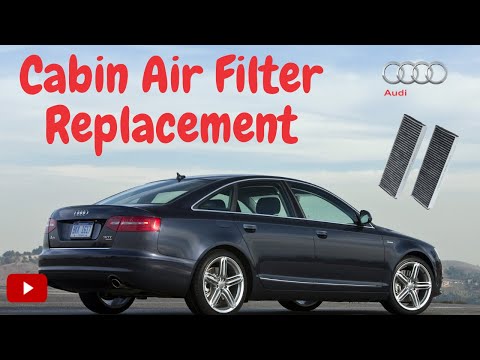 How To | Replace Cabin Air Filter | 2005-2011 Audi A6 (C6) | DIY