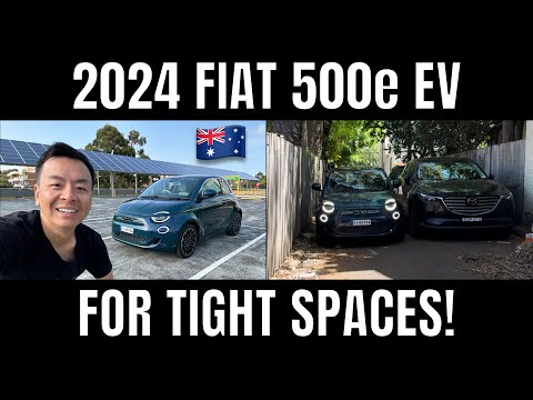 2024 Fiat 500e La Prima EV 42kWh Australia Range Test Handling Review