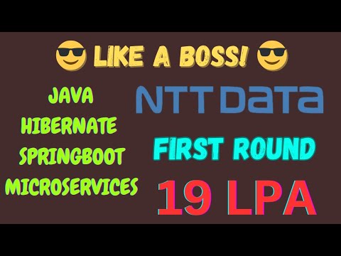 🔔 NTT DATA Interview Experience | 3–7 Years | Java | Spring Boot | Microservices | Java 8