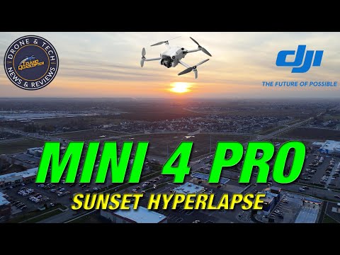 DJI Mini 4 Pro Sunset Hyperlapse