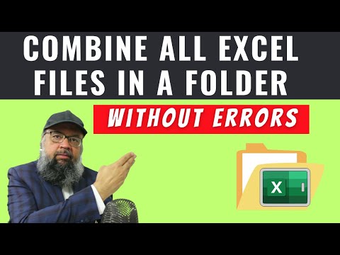 How to Combine All Excel Files in a Folder without Errors