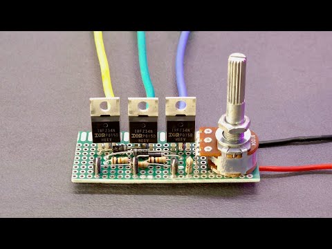 DIY Brushless Motor Controller 40A ESC BLDC Module using MosFet IRFZ34N IRFZ44N