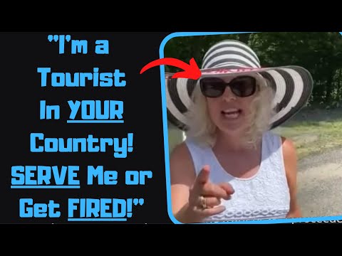 r/IDontWorkHereLady - Tourist Karen RAGES When I Don't Serve Her First! I'm a CUSTOMER!