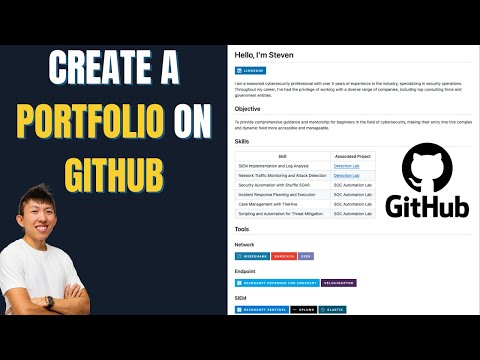 Create a Cybersecurity Portfolio on Github (GUIDE)