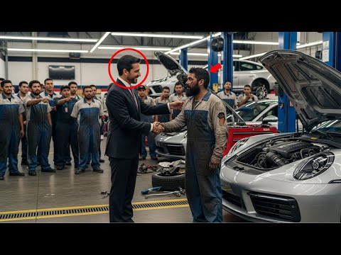 35 especialistas abandonaron el Porsche del millonario... cuando el humilde mecánico lo tocó reveló…