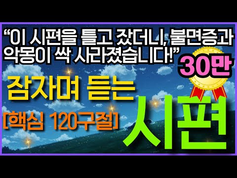 영혼을 회복시키는 시편 핵심 120구절 | 잠자며 듣는 말씀 30년 불면증을 끝낸 기적의 수면 기도 | 시편23편 새벽기도 성경듣기 기도응답 간증 성경 오디오북 4시간 낭독