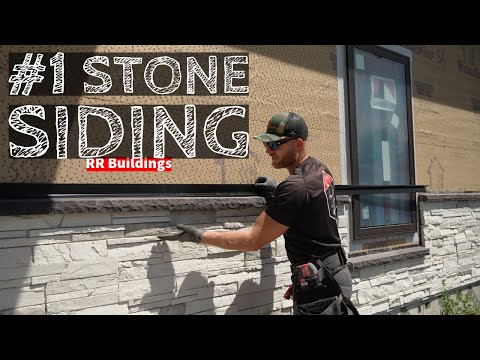 #1 Recommended Stone Siding Install: Modest House 23