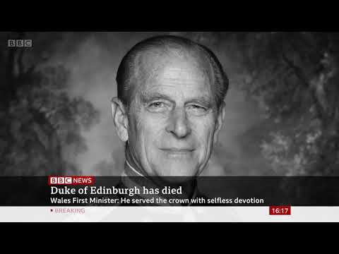 BBC BREAKING News Special - Prince Philip's Death - Part Two - 9th April 2021