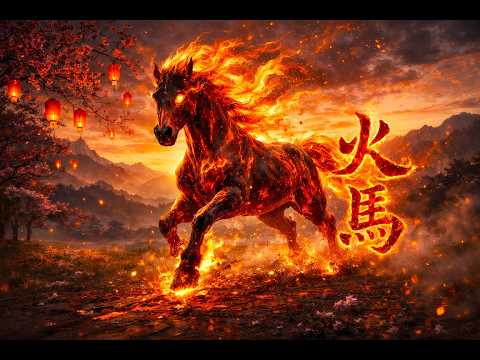 Year of the Fire Horse 2026 🐴🔥 Lunar New Year Canvas Wall Art Reveal | Gong Xi Fa Cai