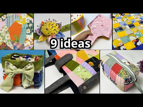 9 Simple Ideas for Sewing Beautiful Items from Scrap Fabric