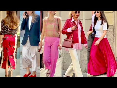 APRIL 2026 💗SPRING COLORS 🌸ITALIAN STREET FASHION & MILAN SHOPPING WALK 🛍️