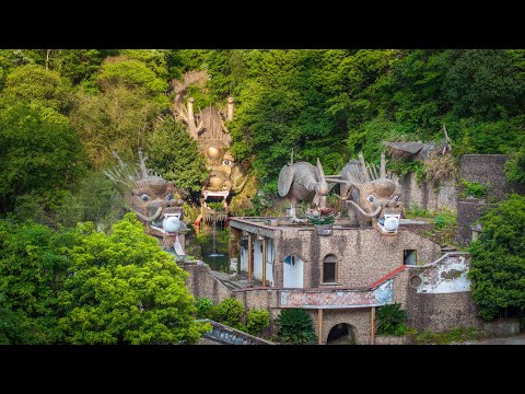 浙江深山发现一座废弃的山庄，里面藏着3条巨龙3只凤凰，这里究竟是做什么的？A deep mountain house with three dragons and three phoenixes