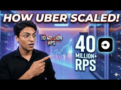 How Uber Scaled to 40 MILLION requests PER SECOND!!