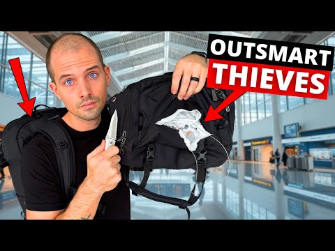 Thieves HATE These Travel Bags (Knife Slash Test) | Pacsafe Review