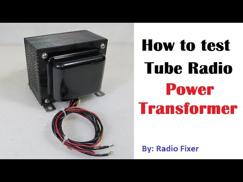 Part 1- How to test Power Transformer (1939 ZENITH Console Radio)