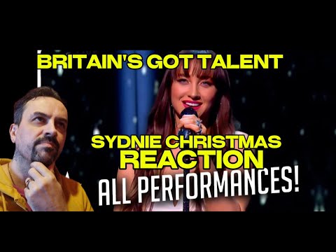 Britain's Got Talent 2024 WINNER Sydnie Christmas - All Performances! reaction