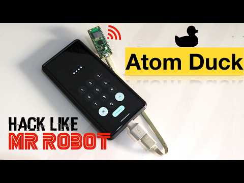 Atom Ducky - Wireless USB rubber ducky like mr. robot [Hindi]