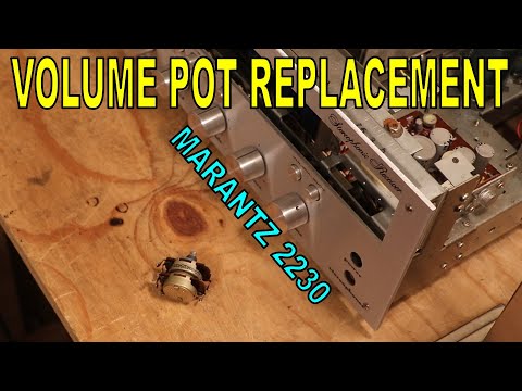 Replacing A Marantz Volume Potentiometer! Power Washed Marantz 2230 Update 4