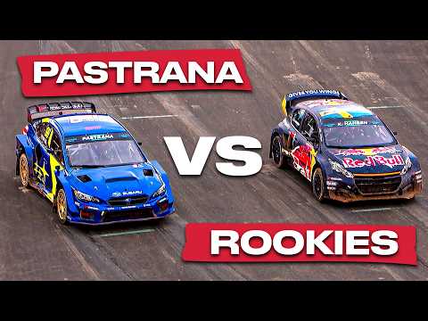 Travis Pastrana Faces Off With Rookies in WILD Rallycross Races!