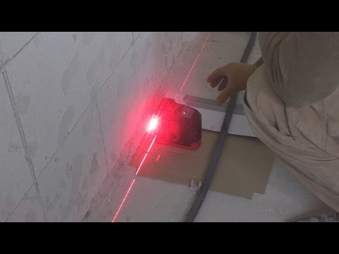 Современный способ качественной установки маяков под штукатурку!
