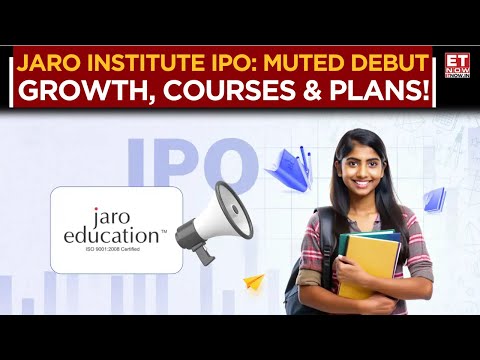 Jaro Institute IPO & Growth Roadmap: Sanjay Salunkhe & Ranjita Raman on Future of EdTech | ET Now
